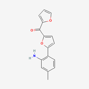 [5-(2-Amino-4-methylphenyl)furan-2-yl](furan-2-yl)methanone