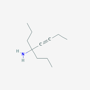 4-Propyloct-5-yn-4-amine