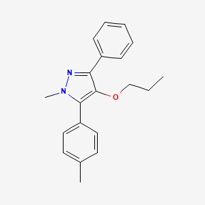 1-Methyl-5-(4-methylphenyl)-3-phenyl-4-propoxy-1H-pyrazole