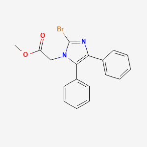 Methyl (2-bromo-4,5-diphenyl-1H-imidazol-1-yl)acetate