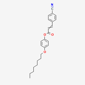 4-(Octyloxy)phenyl 3-(4-cyanophenyl)prop-2-enoate