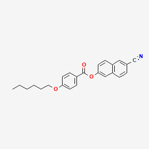 (6-cyanonaphthalen-2-yl) 4-hexoxybenzoate