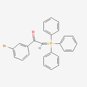 molecular formula C26H20BrOP B14553786 Ethanone, 1-(3-bromophenyl)-2-(triphenylphosphoranylidene)- CAS No. 61748-02-5