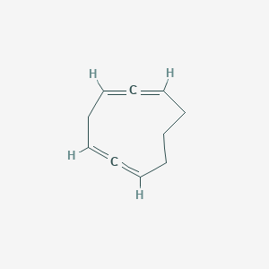 molecular formula C10H12 B14553798 Cyclodeca-1,2,5,6-tetraene CAS No. 61832-89-1