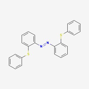 molecular formula C24H18N2S2 B14553871 Bis(2-phenylsulfanylphenyl)diazene CAS No. 62156-81-4