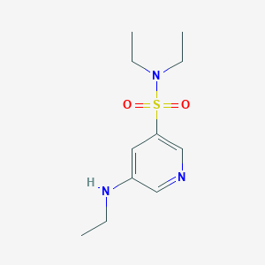 N,N-Diethyl-5-(ethylamino)pyridine-3-sulfonamide