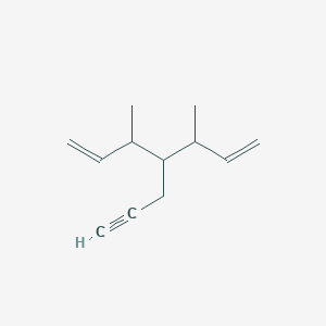 3,5-Dimethyl-4-(prop-2-yn-1-yl)hepta-1,6-diene