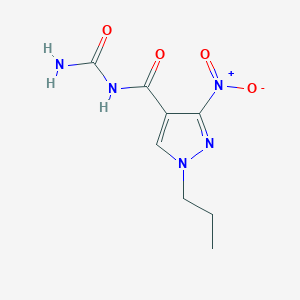 N-Carbamoyl-3-nitro-1-propyl-1H-pyrazole-4-carboxamide