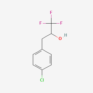 molecular formula C9H8ClF3O B1455401 3-(4-氯苯基)-1,1,1-三氟丙烷-2-醇 CAS No. 1148050-25-2