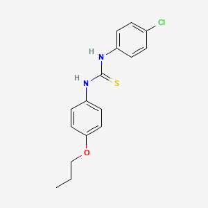 N-(4-Chlorophenyl)-N'-(4-propoxyphenyl)thiourea