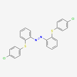 (E)-Bis{2-[(4-chlorophenyl)sulfanyl]phenyl}diazene