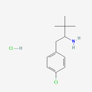 B1455408 1-(4-Chlorophenyl)-3,3-dimethylbutan-2-amine hydrochloride CAS No. 1311318-46-3