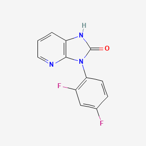 3-(2,4-Difluorophenyl)-1,3-dihydro-2H-imidazo[4,5-b]pyridin-2-one