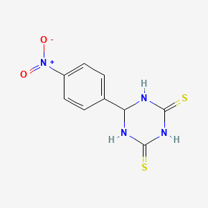 1,3,5-Triazine-2,4(1H,3H)-dithione, dihydro-6-(4-nitrophenyl)-