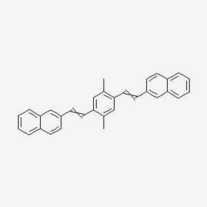 2,2'-[(2,5-Dimethyl-1,4-phenylene)di(ethene-2,1-diyl)]dinaphthalene