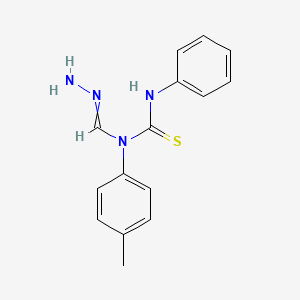 N-(4-Methylphenyl)-N-(phenylcarbamothioyl)methanehydrazonamide