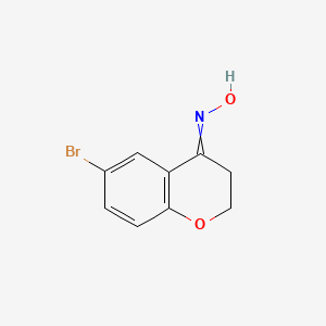 N-(6-Bromo-2,3-dihydro-4H-1-benzopyran-4-ylidene)hydroxylamine