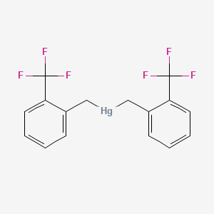 Bis{[2-(trifluoromethyl)phenyl]methyl}mercury