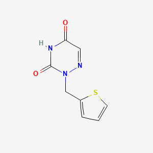 2-[(Thiophen-2-yl)methyl]-1,2,4-triazine-3,5(2H,4H)-dione