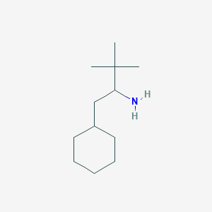 molecular formula C12H25N B1455419 1-环己基-3,3-二甲基丁烷-2-胺 CAS No. 1250009-12-1