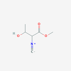 molecular formula C6H9NO3 B14554201 Methyl 3-hydroxy-2-isocyanobutanoate CAS No. 62180-45-4