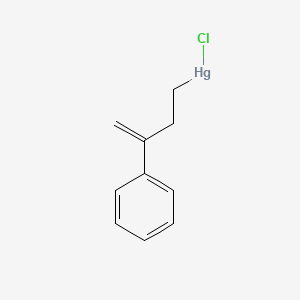 molecular formula C10H11ClHg B14554248 Chloro(3-phenylbut-3-en-1-yl)mercury CAS No. 61704-78-7