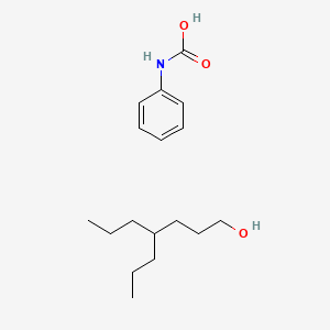 molecular formula C17H29NO3 B14554269 Phenylcarbamic acid;4-propylheptan-1-ol CAS No. 62084-86-0