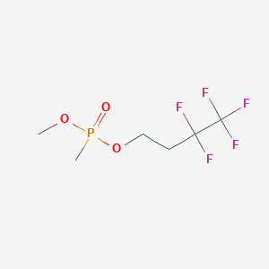 molecular formula C6H10F5O3P B14554464 Methyl 3,3,4,4,4-pentafluorobutyl methylphosphonate CAS No. 61726-47-4