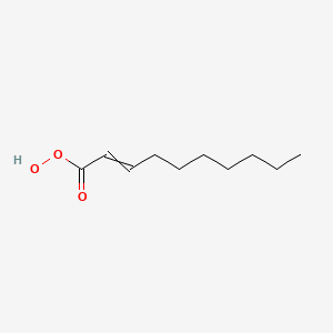 molecular formula C10H18O3 B14554514 Dec-2-eneperoxoic acid CAS No. 62103-16-6