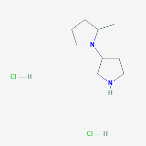 molecular formula C9H20Cl2N2 B1455456 2-Methyl-1,3'-bipyrrolidine dihydrochloride CAS No. 1146415-33-9