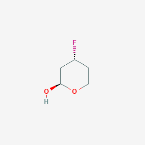 (2R,4R)-4-fluorooxan-2-ol