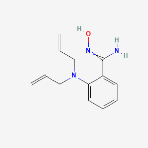 molecular formula C13H17N3O B1455460 2-(Diallylamino)-N'-hydroxybenzenecarboximidamide CAS No. 1220040-45-8