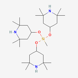 4,4',4''-[(Methylsilanetriyl)tris(oxy)]tris(2,2,6,6-tetramethylpiperidine)