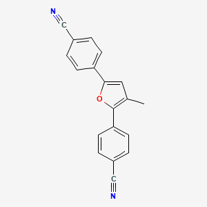 4,4'-(3-Methylfuran-2,5-diyl)dibenzonitrile