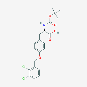 N-(tert-Butoxycarbonyl)-O-[(2,3-dichlorophenyl)methyl]-L-tyrosine