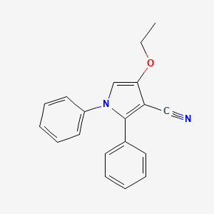 4-Ethoxy-1,2-diphenyl-1H-pyrrole-3-carbonitrile