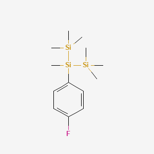 2-(4-Fluorophenyl)-1,1,1,2,3,3,3-heptamethyltrisilane