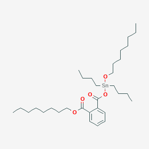 Octyl 2-({[dibutyl(octyloxy)stannyl]oxy}carbonyl)benzoate