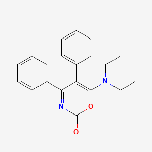 2H-1,3-Oxazin-2-one, 6-(diethylamino)-4,5-diphenyl-