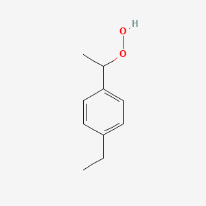 1-(4-Ethylphenyl)ethane-1-peroxol