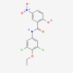 N-(3,5-Dichloro-4-ethoxyphenyl)-2-hydroxy-5-nitrobenzamide