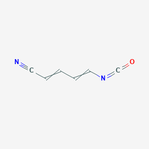 5-Isocyanatopenta-2,4-dienenitrile