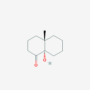 (4aS,8aS)-8a-Hydroxy-4a-methyloctahydronaphthalen-1(2H)-one