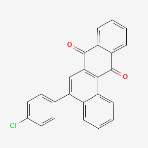 5-(4-Chlorophenyl)tetraphene-7,12-dione