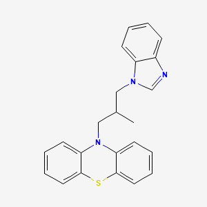 10H-Phenothiazine, 10-[3-(1H-benzimidazol-1-yl)-2-methylpropyl]-