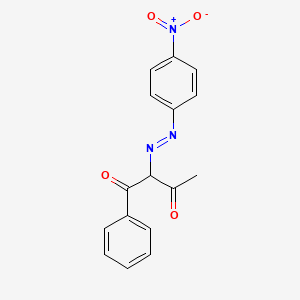 2-[(E)-(4-Nitrophenyl)diazenyl]-1-phenylbutane-1,3-dione