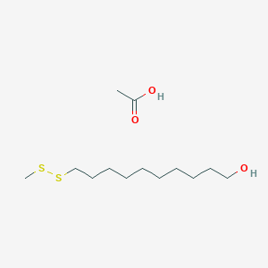 Acetic acid;10-(methyldisulfanyl)decan-1-ol