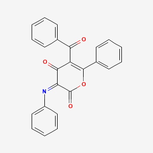 (3Z)-5-Benzoyl-6-phenyl-3-(phenylimino)-2H-pyran-2,4(3H)-dione