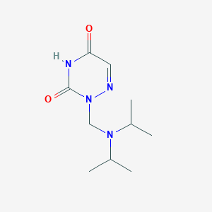 2-{[Di(propan-2-yl)amino]methyl}-1,2,4-triazine-3,5(2H,4H)-dione