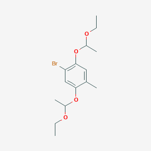 1-Bromo-2,5-bis(1-ethoxyethoxy)-4-methylbenzene